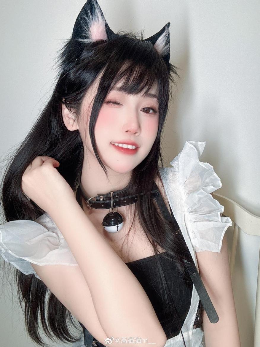 不呆猫cos图片赏析：神秘侠客形象