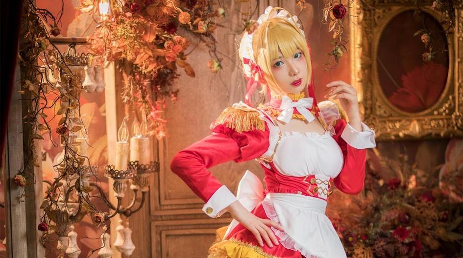 经典cosplay之选：封疆疆cos英梨梨原图发布