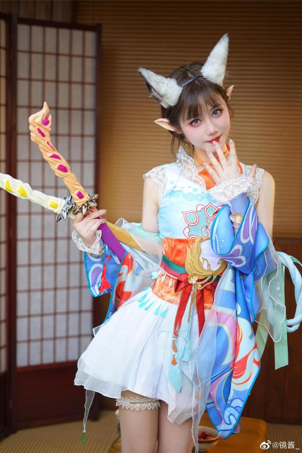 全新图片曝光！姬镜酱cos作品再升级
