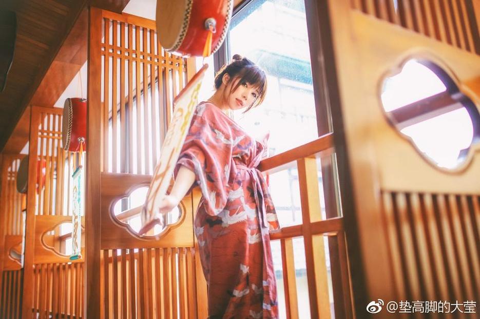 鹿野希ins最新cos，纯美女神范儿